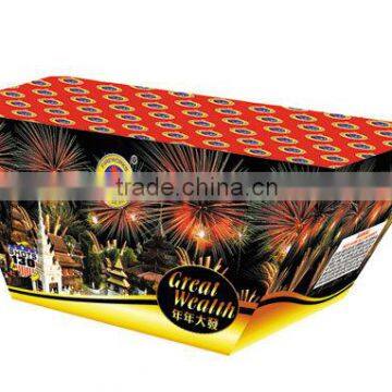 PS8806 130Shots Great Wealth Special shape China cake Fireworks