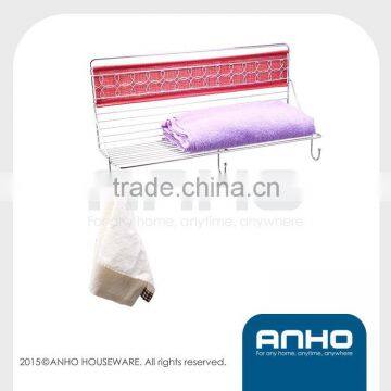 Single Tier Metal Towel Hook Chrome Bathroom Accessories Chair Shape