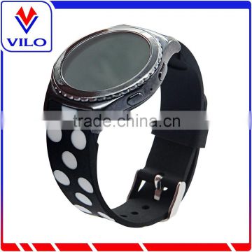 Luxury Dot Pattern Silicone Watch Band Strap For Samsung Gear S2 Classic SM-r732