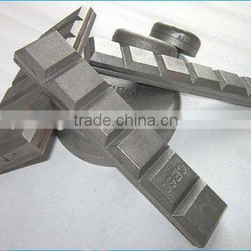 Bi-metal wearing spare parts Bimentalic products Chocky bar, wear button, wear block, wearing plate