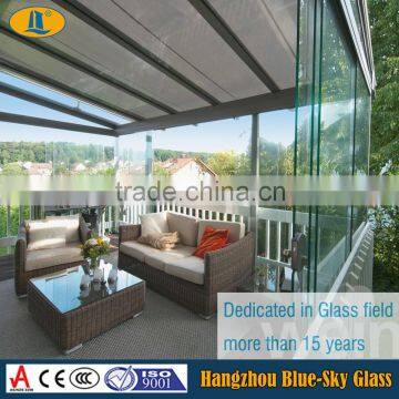 8mm sun porch glass for wholesale made by Blue-Sky Safety Glass