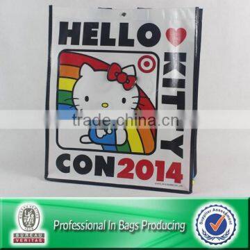 Fashion design eco-friendly pp non woven cartoon picture school bag