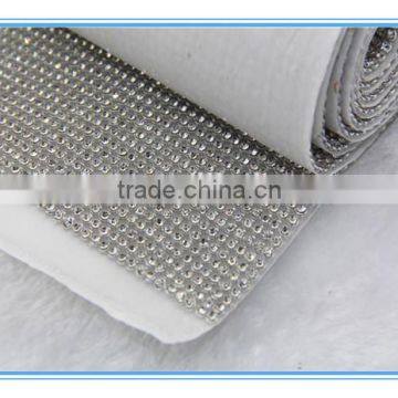 Hot Fix Rhinestone Mesh,glass Rhinestone Sheets With High Quality