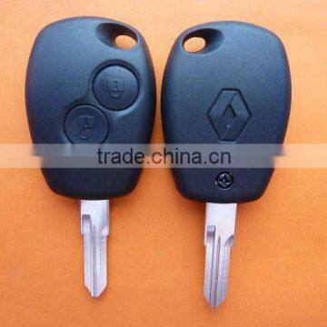 Renault 2 button remote key blank & key shell