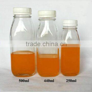 500ml and 440ml and 350ml and 250ml frencn fresh cold pressed raw juice bottle with cap                        
                                                                                Supplier's Choice