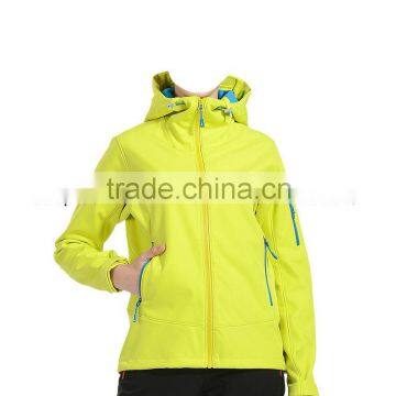 Hot sale customized wholesale softshell jacket woman factory lady's sports apparel