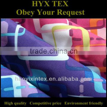 100%Polyester Printed Pongee Fabric Spandex Fabric