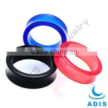 Colorful Acrylic Double Flared Flesh Tunnel Plug Expander