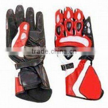 DL-1495 Leather Motorcycle Gloves