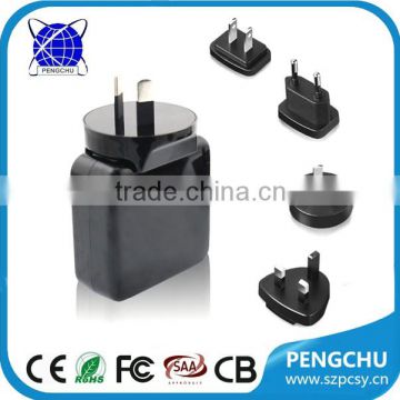 Hot sale two USB wall charger 5v 2a 5v 1.5a 5v 2.5a 5v 3a 5v 0.5a power adapter