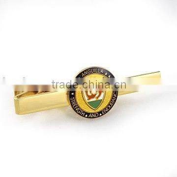 2015 newest custom metal/ tie clip with plated gold /High-end tie clip