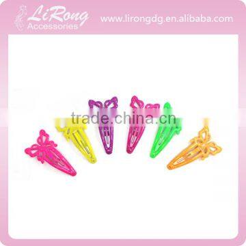 Colourful Snap Clips WITH Butterfly for Children