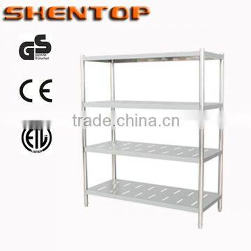 Shentop 2015 Newest Hotel/Restaurant Shelves Four Layers Punching STJCKHJ-04 Kitchen Stainless Steel shelves