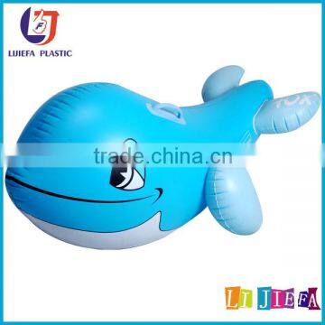 Inflatable water pool animal toy dolphin rider