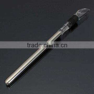 Stainless Steel Red Wine Chiller Chilling Rod Stick Cooler&Pouring Spout Aerator photo-3