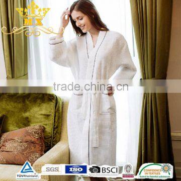 Super Soft Japanese Style 100% Cotton Fancy Wool Bathrobe photo-2