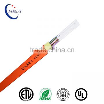 Made in China 4~12 core LSZH or Square PVC Jacket Indoor Optical fiber Flat Ribbon Cable GJDFV