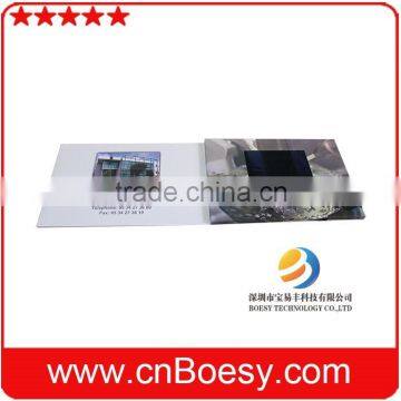 China Printing Video Brochure Booklet