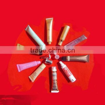 small cosmetic tube container with cap