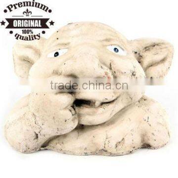 resin stone effect funny design garden decoration