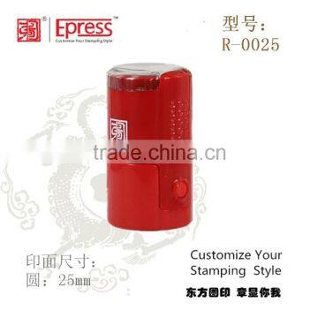 OEM Durable and Original 25mm Round Stationery Self Inking Stamp photo-6