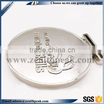 free quote plating silver medals/metal silver medals/round silver medals