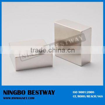 Factory of N38H N40 N42 N52 powerful block neodymium magnets for magnetic separation