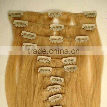 good quality full head clip in human 30 inch hair extensions