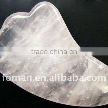 80x55mm rose quartz massager gemstone