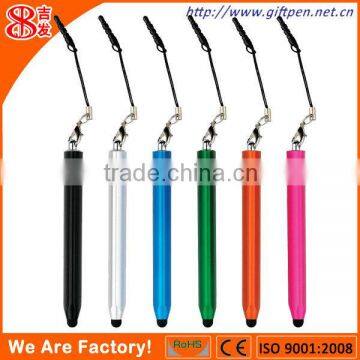 Factory hot selling product plastic stylus pen with ball pen for promotion