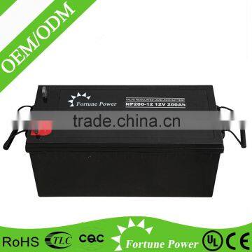 CE Approved Deep Cycle Lead Acid AGM Battery For Solar & Wind System