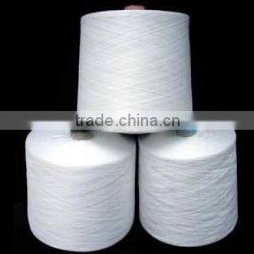 Raw White High Quality Spun Polyester Yarn TFO 50S/2 photo-3