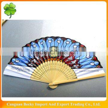 2014 high quality love hand fan