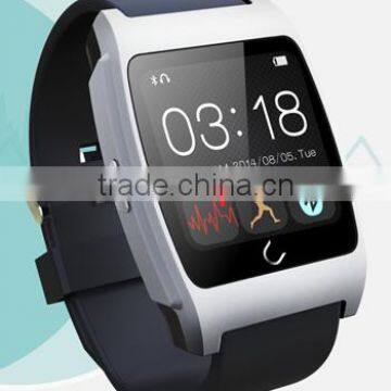 Multi-language UX Bluetooth Smart Wrist Watch Phone Mate For Android Samsung Phone white