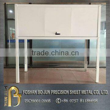 China supplier cnc machinery custom made white powder coating garage storage cabinet