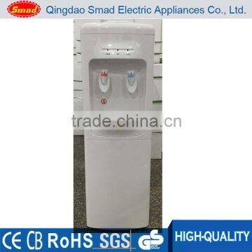 Floor standing compressor water dispenser with cabinet