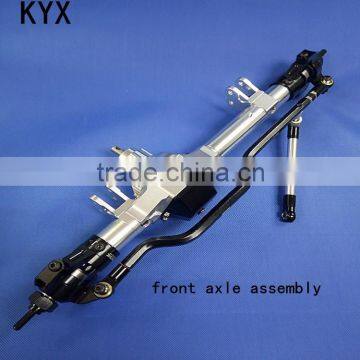 kyx billet machined alloy front axle assembly for 1/10 axial wraith