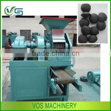 Top design roller press charcoal briquetting machine/coal ball press machine