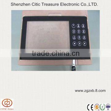 LED Lighting touch screen keypad lock