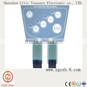 Pressure sensitive membrane switch adhesive