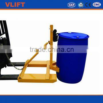 Forklift Attachment One Oil Drum lifting Clamp for Handler Iron or Plastic Drums