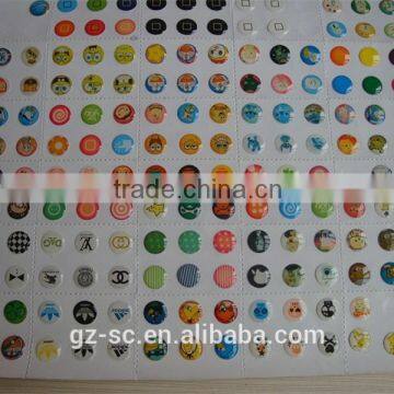 Customized for Iphone botton sticker resin stickers