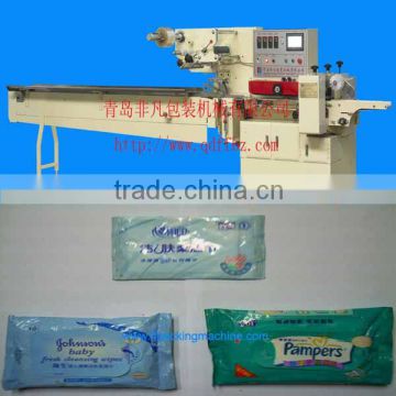 Baby Wet Tissue Flowpack Wrapping Machine