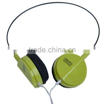 colorful slim design lightweight headphone