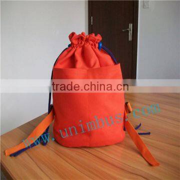 promotional Wholesale classical recycled polyester drawstring backpack
