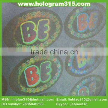 Customized secure genuine id hologram overlay in china