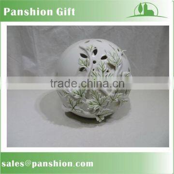 Decorative hollow ceramic christmas ball