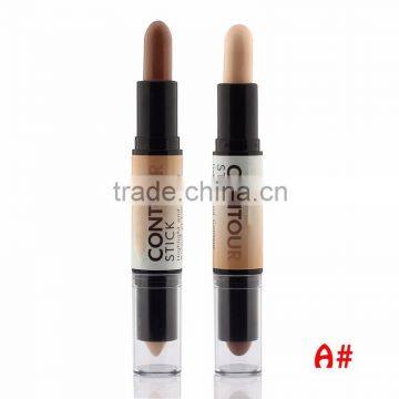 Kiss Beauty Cosmetic Double-end Highlight, Brighten,concealer and Contour Fundation Makeup Contour Stick photo-3