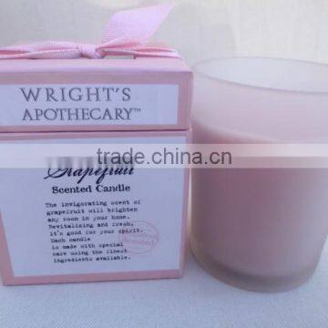 romantic scented soy wax candles with gift box