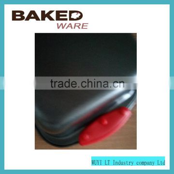 Carbon Steel bread pan Ceramic coated Loaf Pan With Silicone Handle